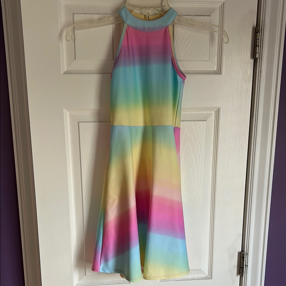 Colorful Kids Sleeveless Dress